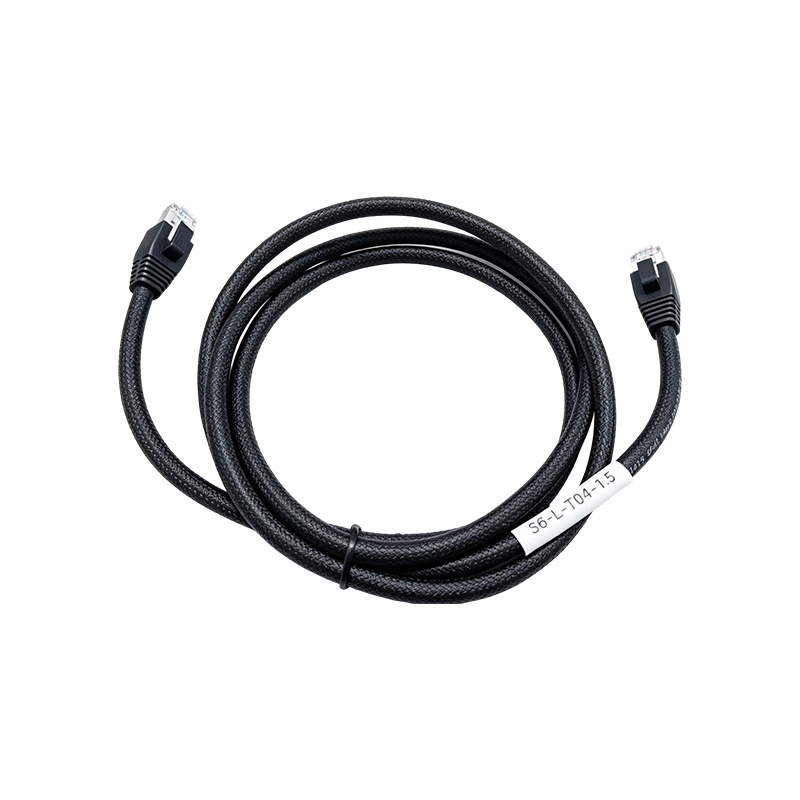 S6-L-T04-1.5 Punottu suojattu teollisuus-Ethernet-kaapeli